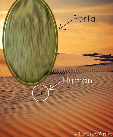 A portal in the First Ring compared to Human legal