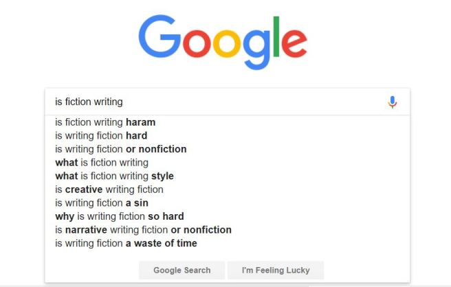 is fiction writing google