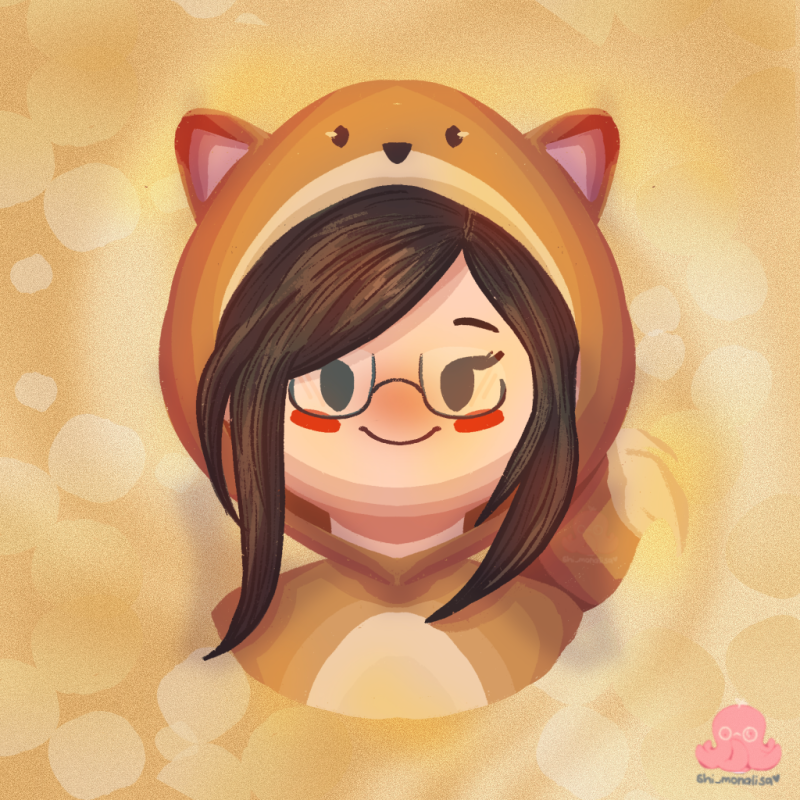 Fox girl avatar draw by Shi Rui